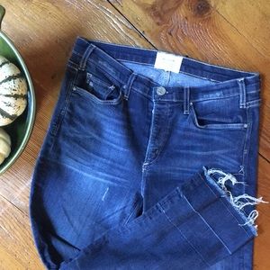 McGuire straight leg crop jeans